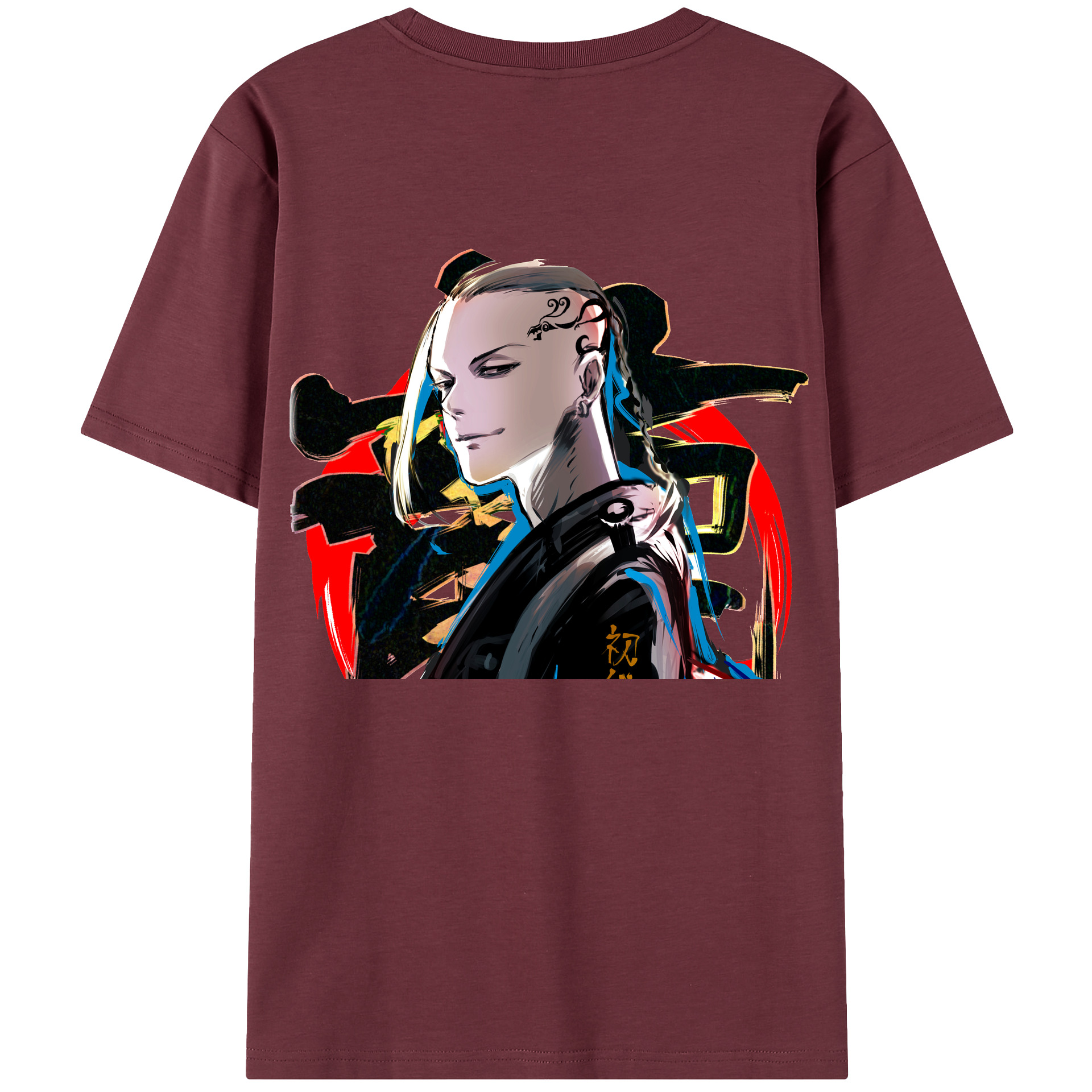 （画像用） 東京リベンジャーズ Tokyo Revengers 綿100％半袖Tシャツ（背面プリント）